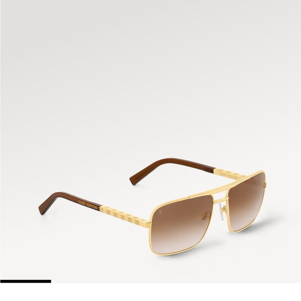 NEW Louis Vuitton Attitude Sunglasses Gold Z0259U